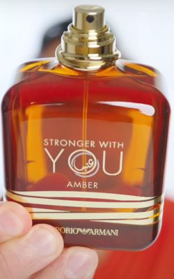 parfum pour homme armani stronger with you amber