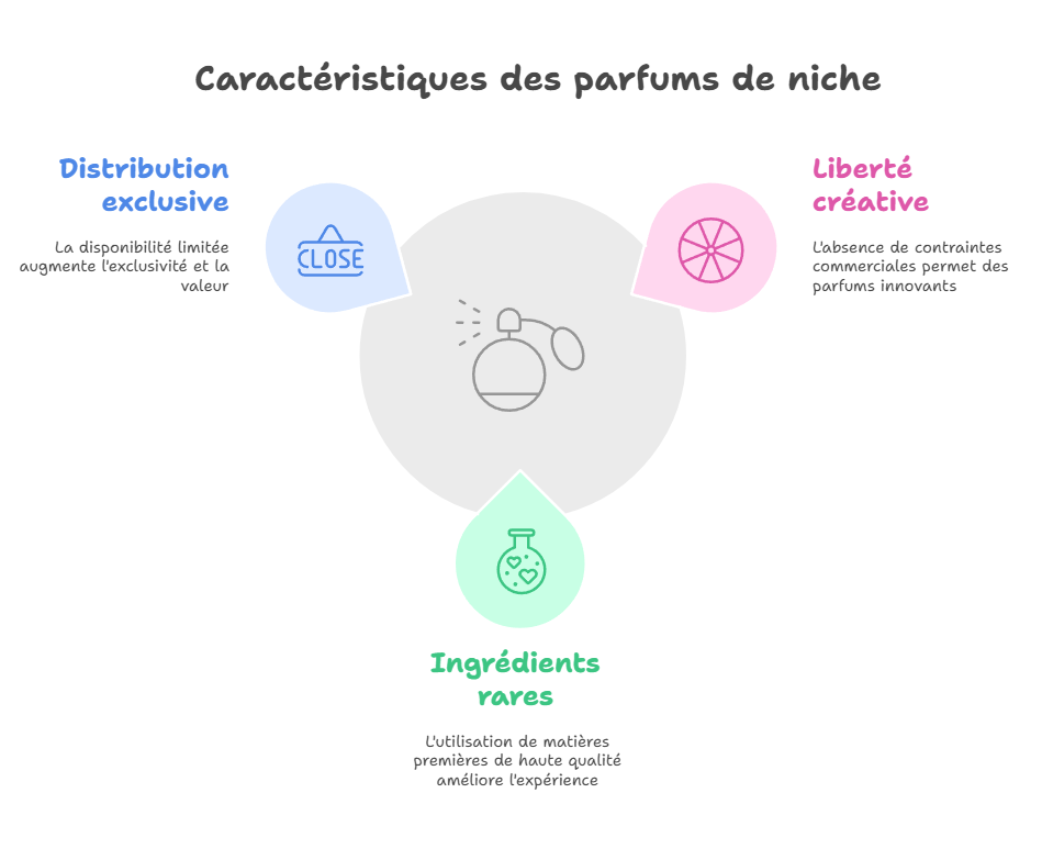 caractéristiques d'un parfum de niche