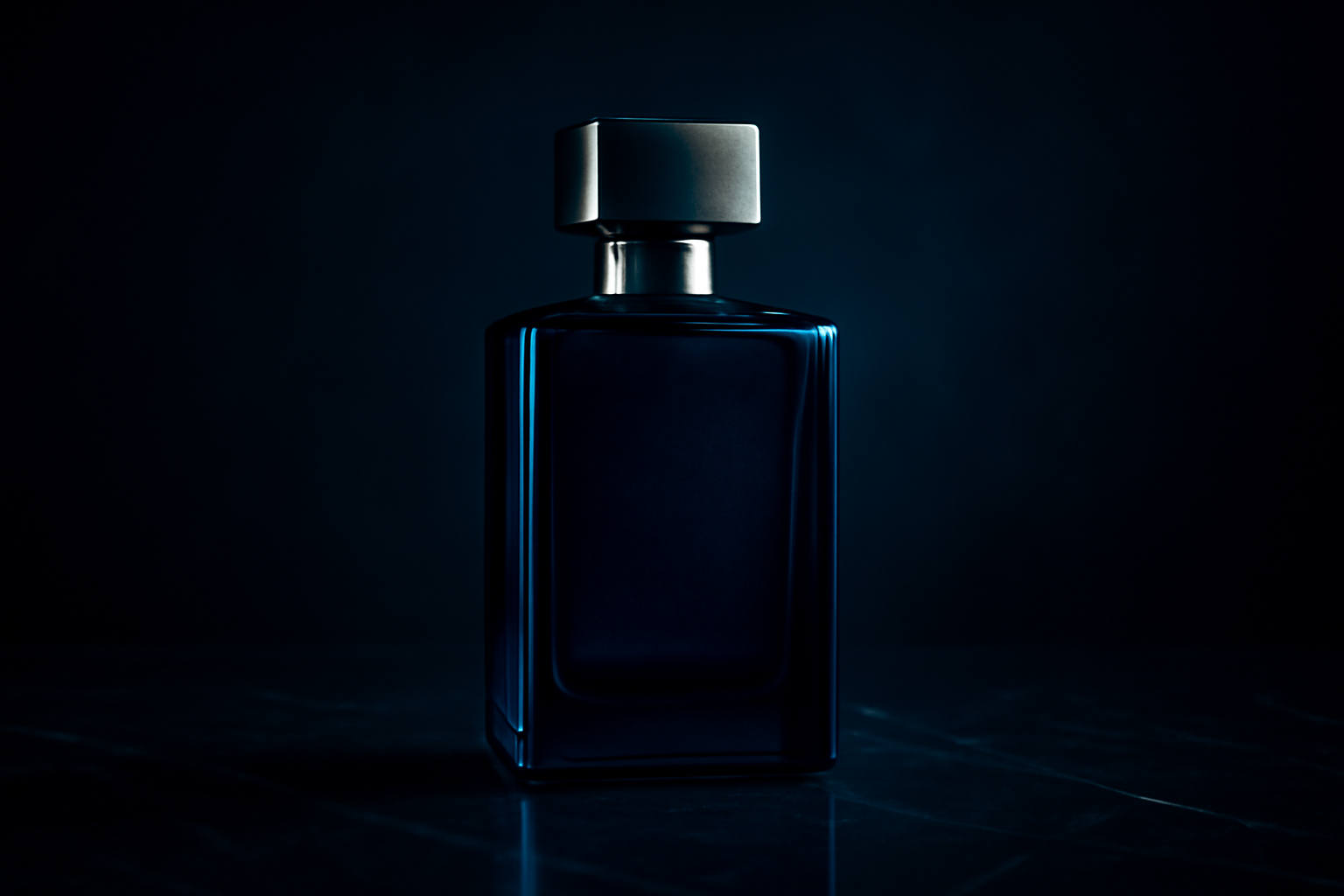 Bouteille luxueuse Layton Parfums de Marly bleu profond