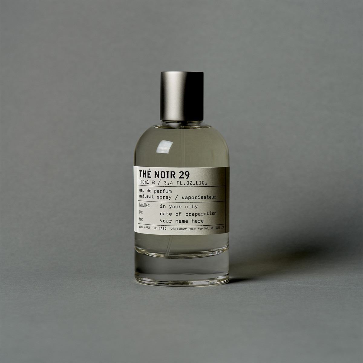 Flacon Le Labo Thé Noir 29 Eau de Parfum 100 ml