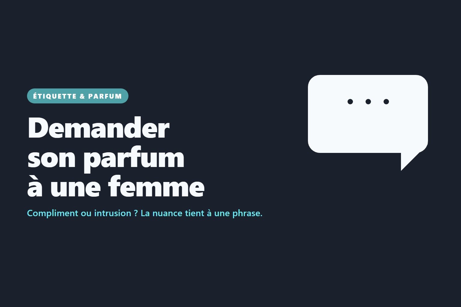 Visuel aux couleurs de parfum-masculin.fr pour l'article sur la question du parfum d'une femme