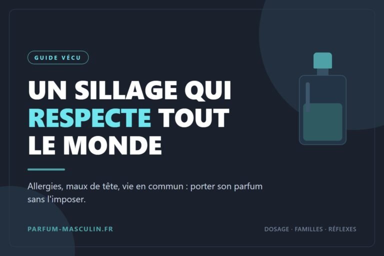 Un sillage qui respecte tout le monde : porter son parfum sans l'imposer